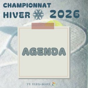 🎾 CHAMPIONNAT HIVER 2026 ❄️