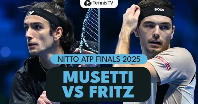Lorena Taylor Fritz surclasse Musetti lors des Nitto ATP Finals 2025