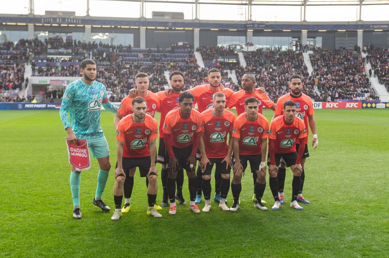 Les héros de l’USJ, au Stadium, avant d’affronter Monaco l’an dernier.