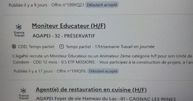 Erreur de l'IA : la ville de Condom remplacée par 'préservatif' sur France Travail