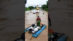 Secours en Hélicoptère lors de la Tempête : Vidéo Virale