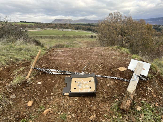 Les pistes sont encore fermées aux cyclistes.
