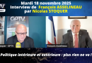 François Asselineau répond aux questions de Nicolas Stoquer sur GPTV, le 18 novembre 2025