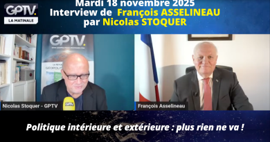François Asselineau répond aux questions de Nicolas Stoquer sur GPTV, le 18 novembre 2025