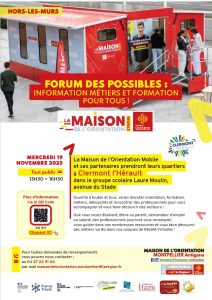 Forum des possibles : Information métiers et formation pour tous