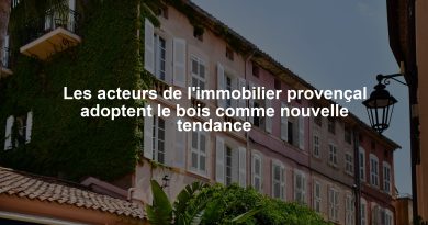 Les acteurs de l'immobilier provençal adoptent le bois comme nouvelle tendance