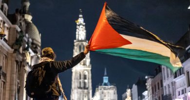 Anvers : la police utilise des autopompes lors d'une manifestation pro-palestinienne