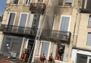 Incendie en centre-ville de Carcassonne : deux pompiers blessés, trois personnes évacuées