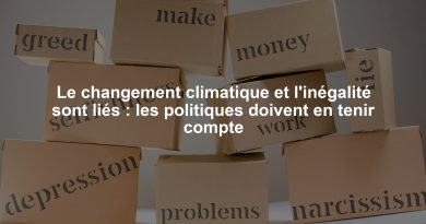 Le changement climatique et l'inégalité sont liés : les politiques doivent en tenir compte