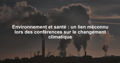 Environnement et santé : un lien méconnu lors des conférences sur le changement climatique