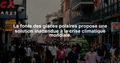 La fonte des glaces polaires propose une solution inattendue à la crise climatique mondiale.