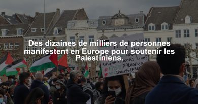 Des dizaines de milliers de personnes manifestent en Europe pour soutenir les Palestiniens.