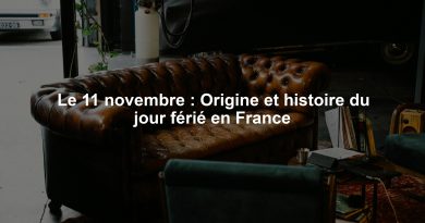 Le 11 novembre : Origine et histoire du jour férié en France