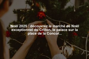 Noël 2025 : découvrez le marché de Noël exceptionnel du Crillon, le palace sur la place de la Concorde