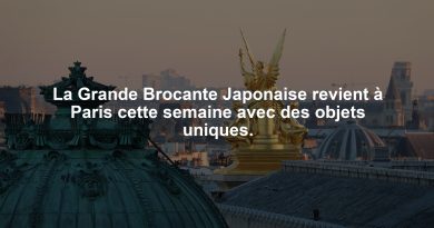 La Grande Brocante Japonaise revient à Paris cette semaine avec des objets uniques.