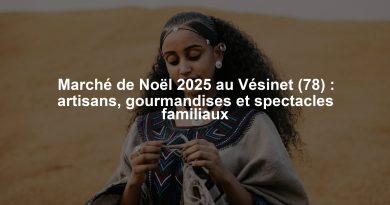 Marché de Noël 2025 au Vésinet (78) : artisans, gourmandises et spectacles familiaux