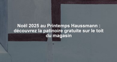 Noël 2025 au Printemps Haussmann : découvrez la patinoire gratuite sur le toit du magasin