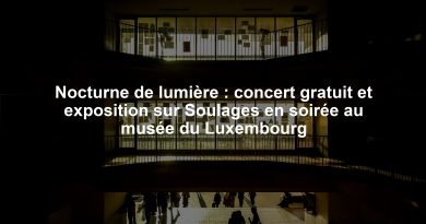 Nocturne de lumière : concert gratuit et exposition sur Soulages en soirée au musée du Luxembourg