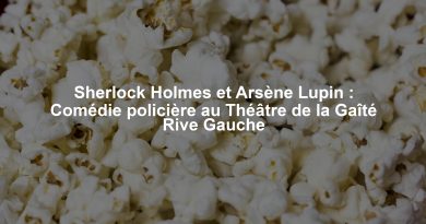Sherlock Holmes et Arsène Lupin : Comédie policière au Théâtre de la Gaîté Rive Gauche