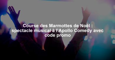 Course des Marmottes de Noël : spectacle musical à l’Apollo Comedy avec code promo