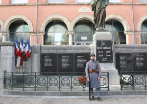 Damien Capy-Thomine à la cérémonie du 11 novembre