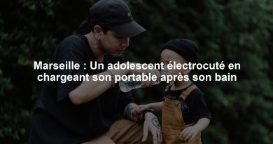 Marseille : Un adolescent électrocuté en chargeant son portable après son bain