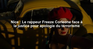 Nice : Le rappeur Freeze Corleone face à la justice pour apologie du terrorisme