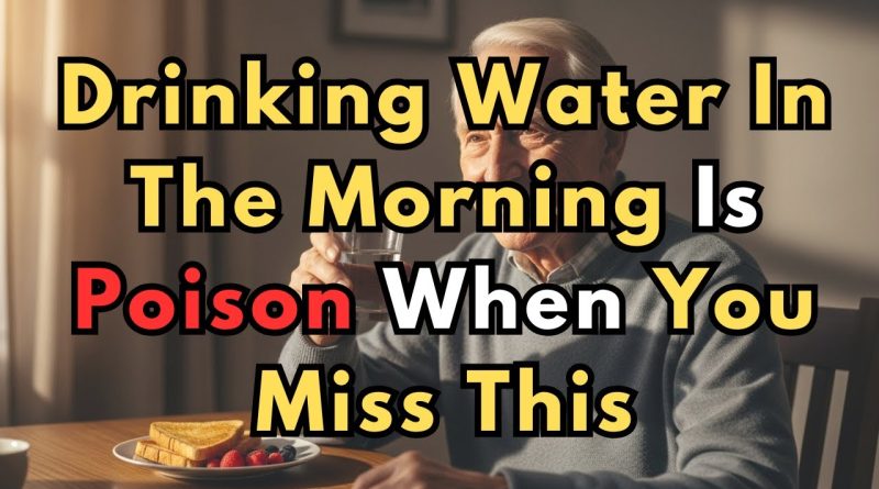 5 Erreurs à Éviter pour les Seniors en Buvez de l'Eau le Matin