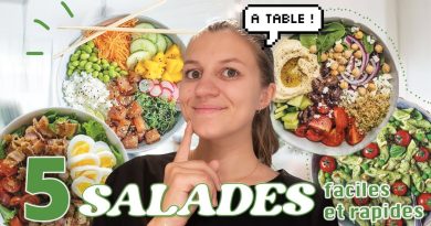 5 Salades Saines, Rapides et Économiques à Tester !