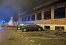 Incendie majeur dans des bureaux abandonnés, volets des riverains fondus