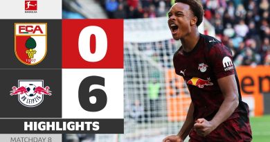 6 BUTS ! Leipzig écrase Augsburg en Bundesliga – Résumé