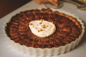 Recette de la tarte à la noix de pécan pour célébrer Thanksgiving