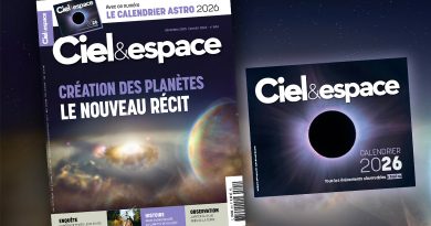 Le Ciel & Espace 604 disponible en kiosque avec le Calendrier 2026 inclus.