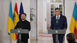 L'Ukraine et l'Espagne signent des accords sur l'économie, la défense et la désinformation russe.