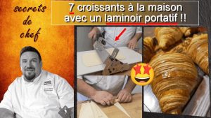7 croissants maison faciles avec un laminoir portable !