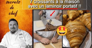 7 croissants maison faciles avec un laminoir portable !
