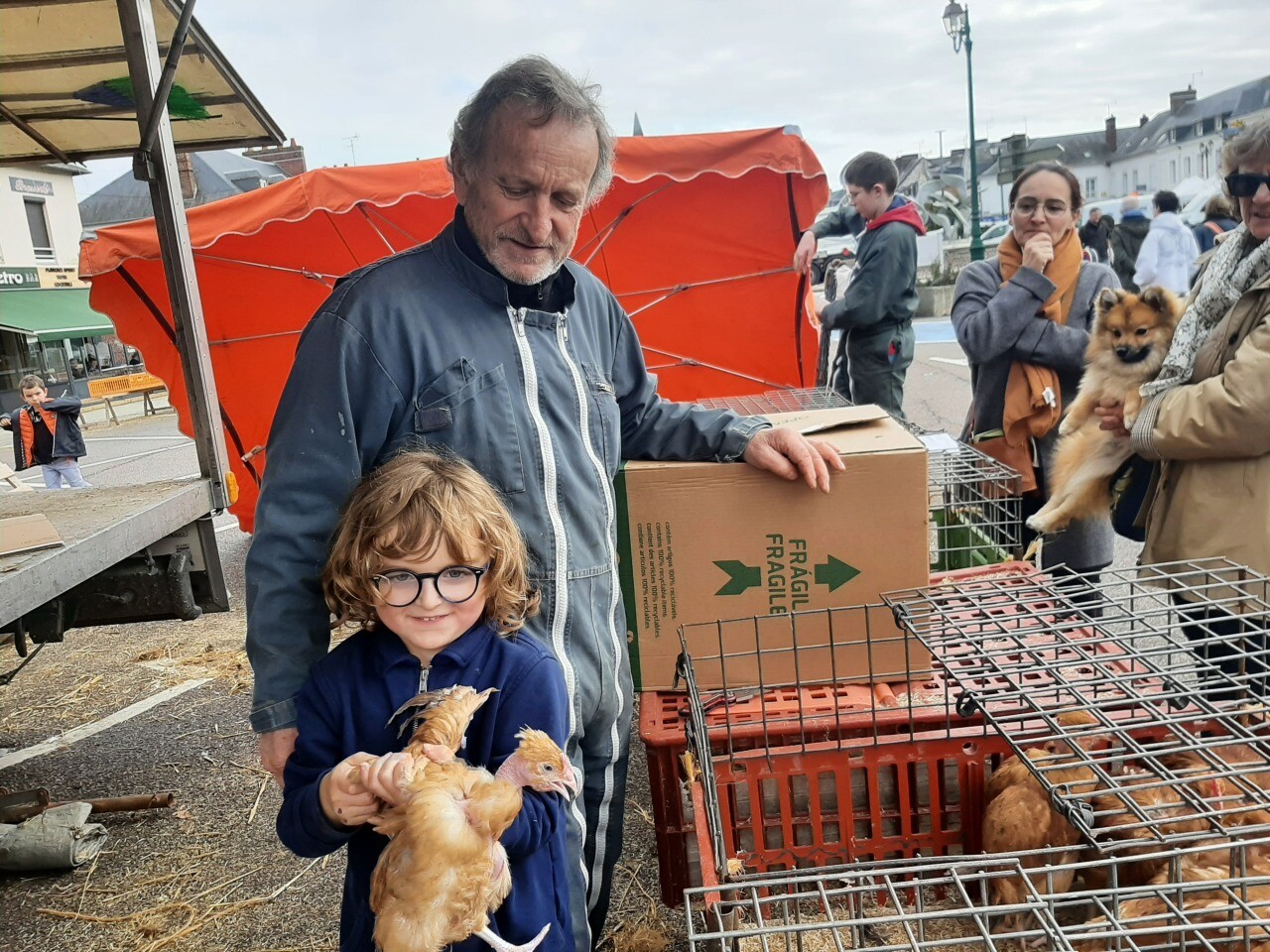 « Eure : un des derniers marchés où les gens achètent encore des volailles vivantes »