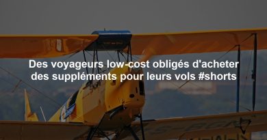 Des voyageurs low-cost obligés d'acheter des suppléments pour leurs vols #shorts