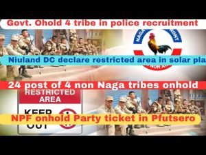 8 octobre 2025 : Actualités de Nagames - Nagaland Times