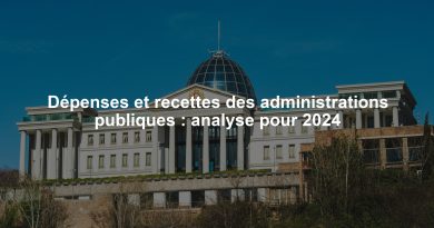 Dépenses et recettes des administrations publiques : analyse pour 2024