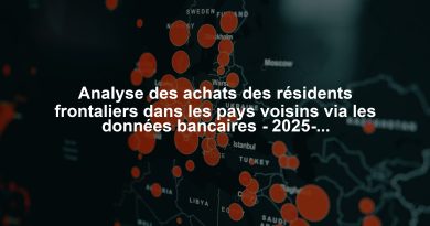 Analyse des achats des résidents frontaliers dans les pays voisins via les données bancaires - 2025-23