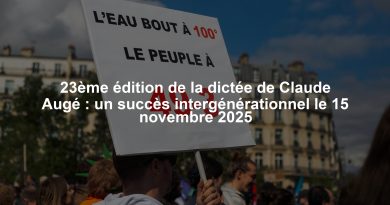 23ème édition de la dictée de Claude Augé : un succès intergénérationnel le 15 novembre 2025