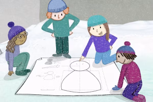 Premières Neiges : histoires d'hiver créées par et pour les enfants