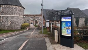 À Criel-sur-Mer, toutes les informations utiles sont accessibles depuis une borne tactile