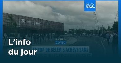 À la Une : Infos du 25 novembre 2025 - Matin