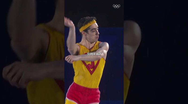 À la fête, nous devenons Super Javi 🦸‍♂️ #Olympiades