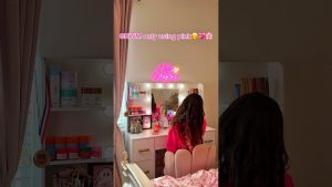 ASMR : Routine Beauté Rose 💗🤭 #asmr #grwm #soin #maquillage