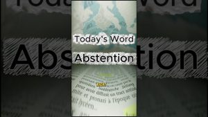 Abstention : Un Regard Sur le Silence des Mots