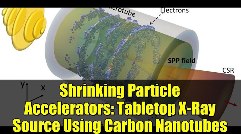 Accélérateurs de particules miniatures : source X sur table avec nanotubes