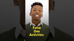 Activités : la traduction de 'to make activity' est erronée